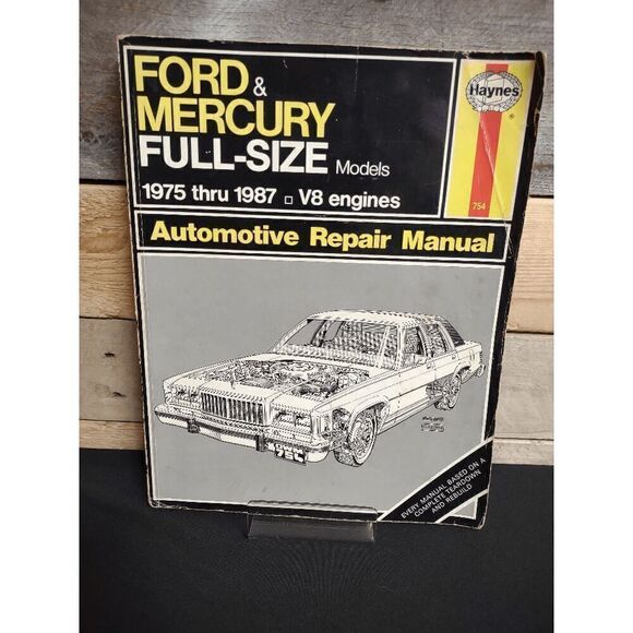 Haynes Repair Manual 36036 (754) Ford & Mercury Full Size Model 1975-1987 V8 - Picture 1 of 2